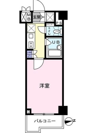 ルーブル飯田橋の物件間取画像